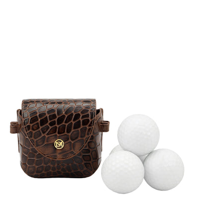 Croco Leather Golf Ball - Date