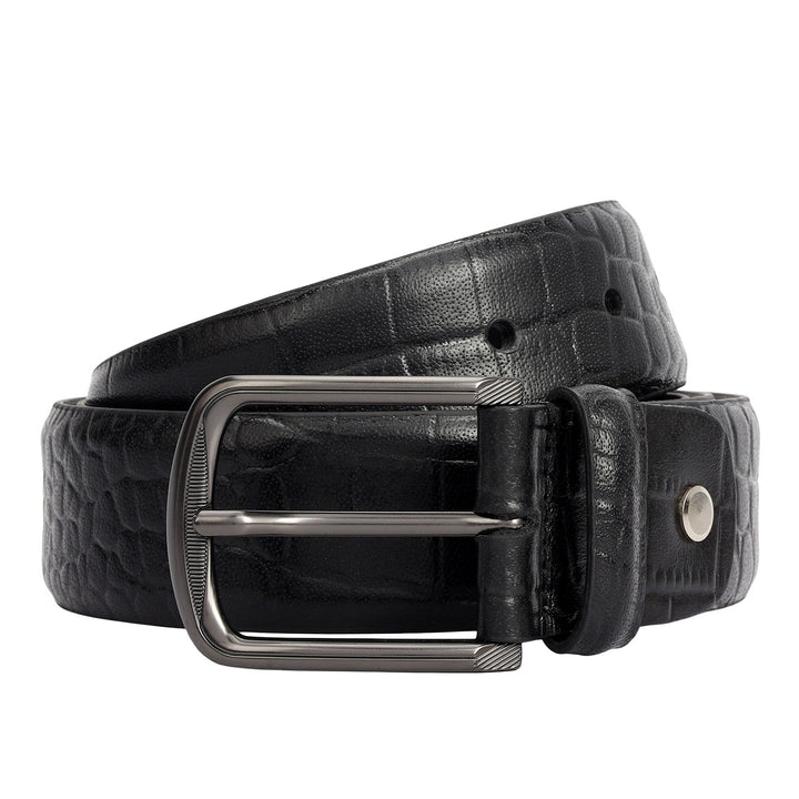 Croco Leather Gift Set - Black