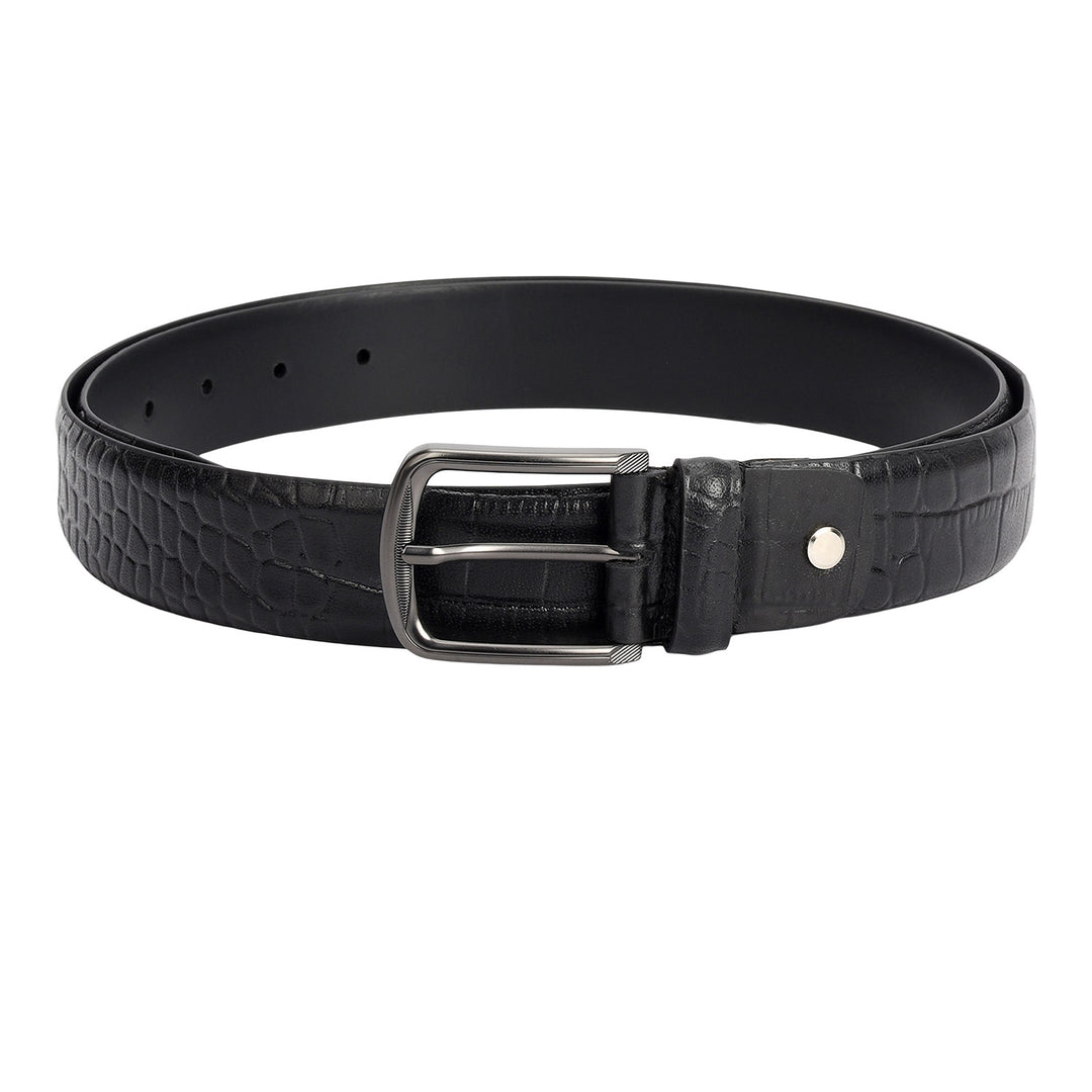 Croco Leather Gift Set - Black