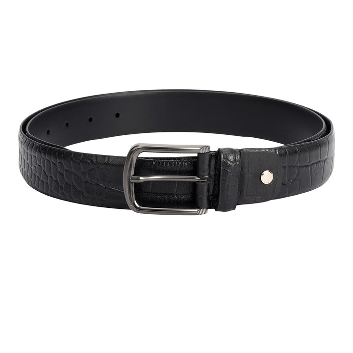 Croco Leather Gift Set - Black