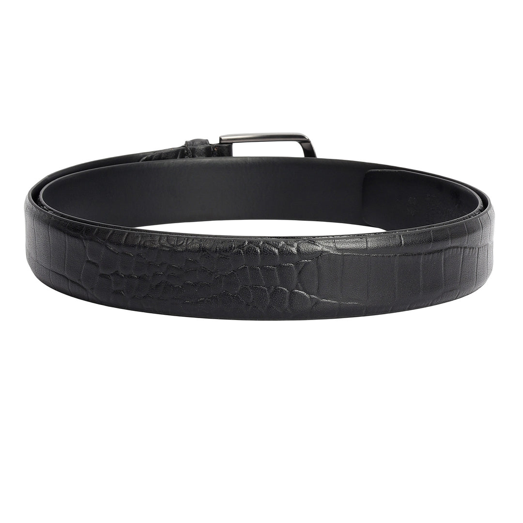 Croco Leather Gift Set - Black