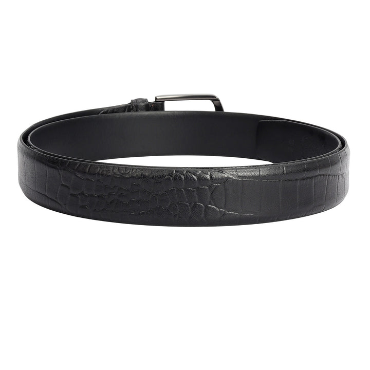 Croco Leather Gift Set - Black