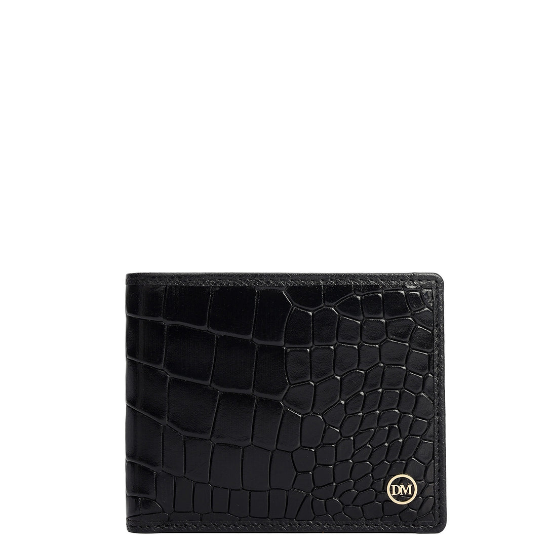 Croco Leather Gift Set - Black