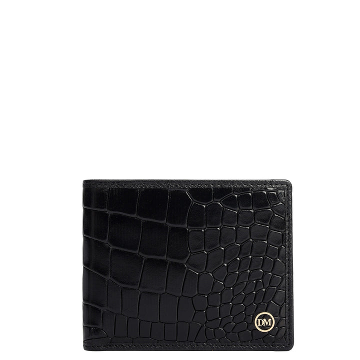 Croco Leather Gift Set - Black