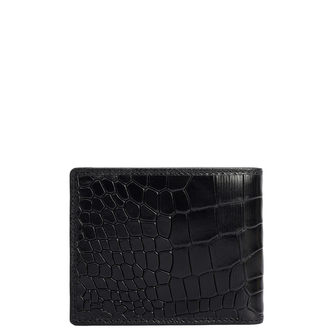 Croco Leather Gift Set - Black