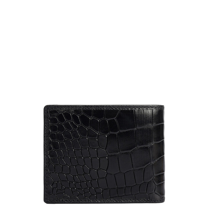 Croco Leather Gift Set - Black