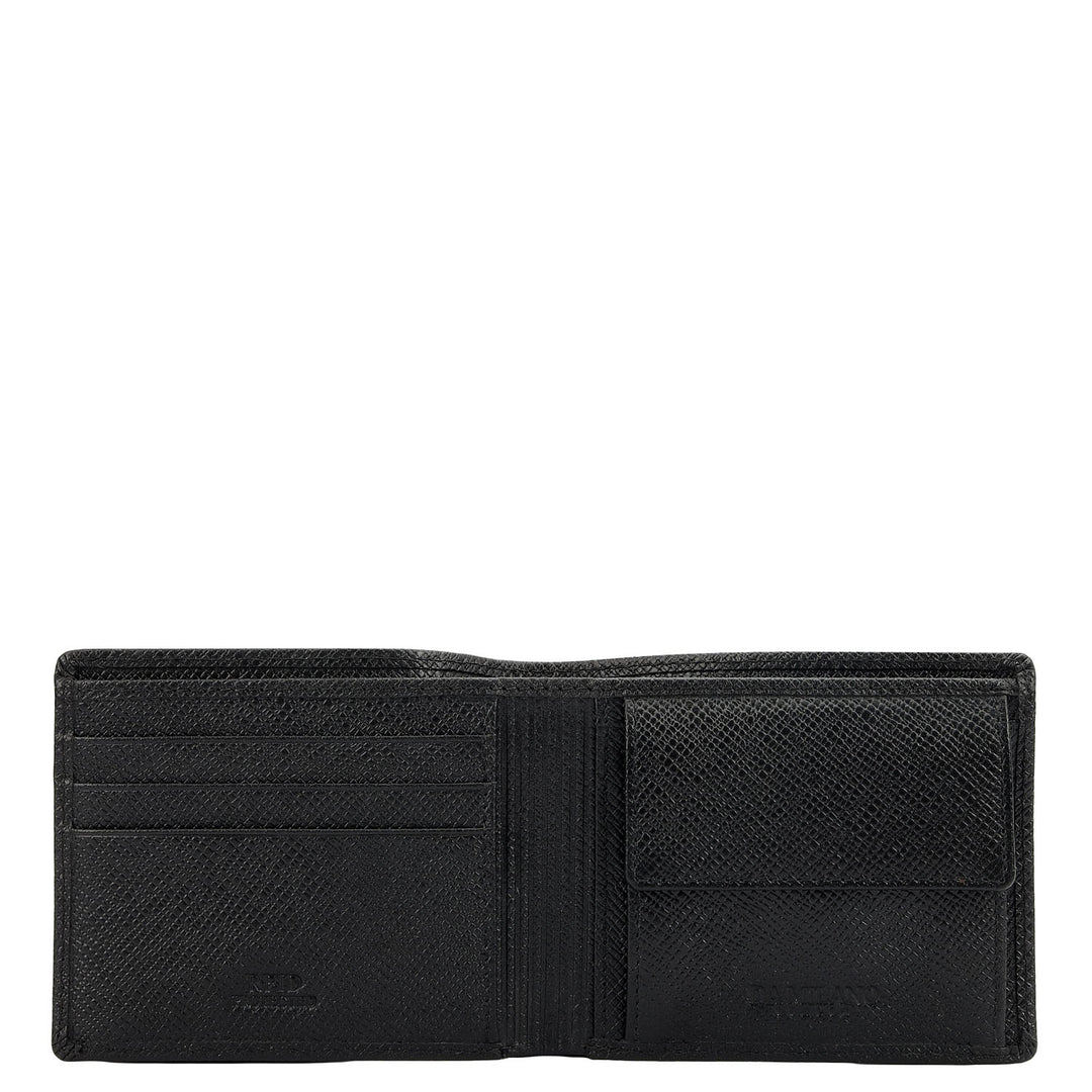 Saffiano Franzy Leather Gift Set - Black