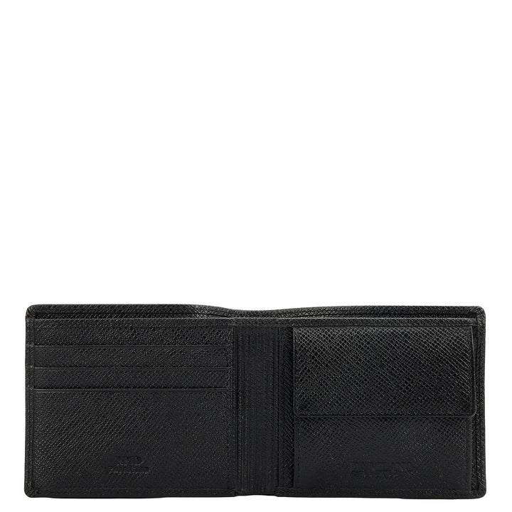 Saffiano Franzy Leather Gift Set - Black