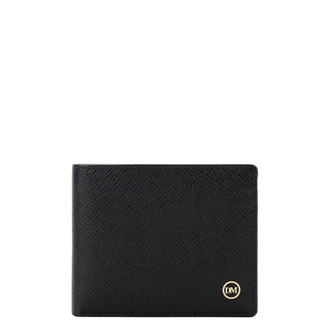 Saffiano Franzy Leather Gift Set - Black
