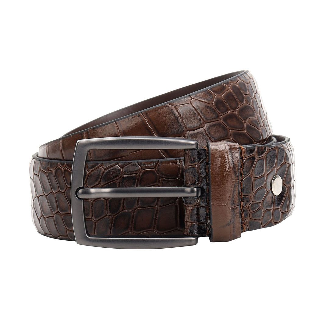 Croco Leather Gift Set - Black