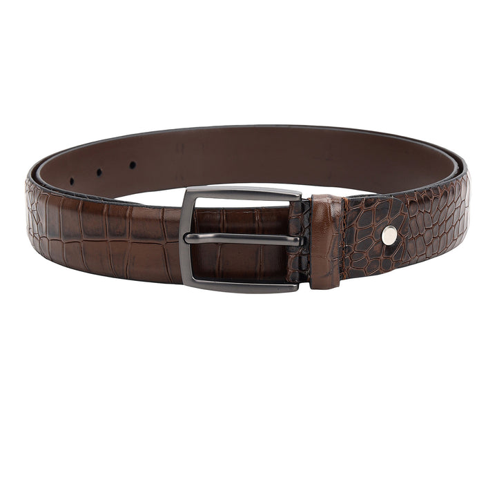 Croco Leather Gift Set - Walnut