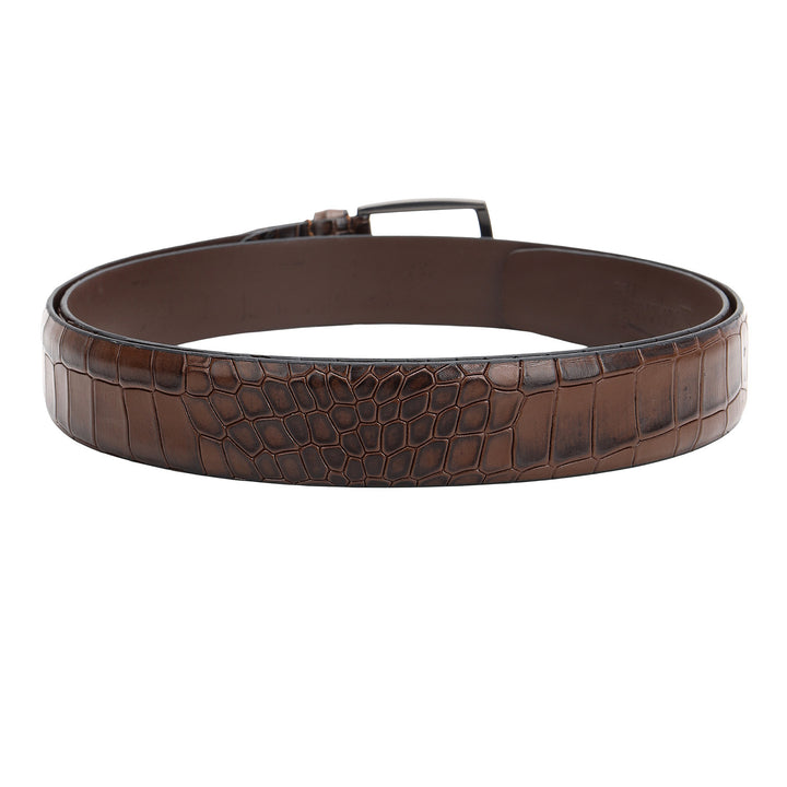 Croco Leather Gift Set - Walnut