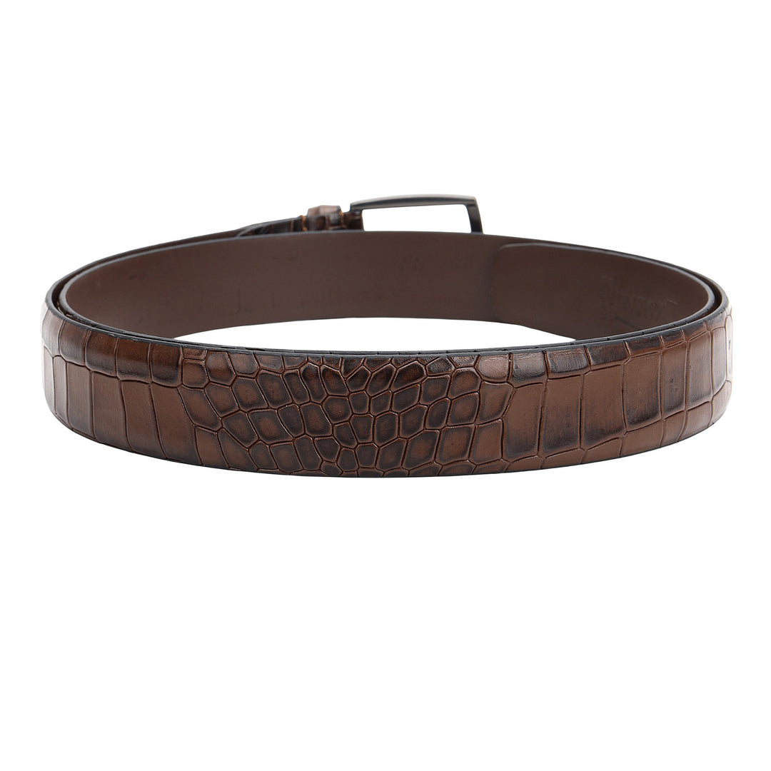 Croco Leather Gift Set - Black