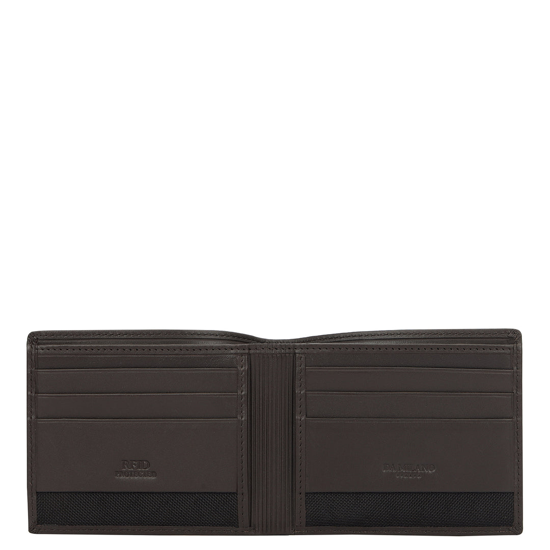 Plain Leather Men's Gift Set - Brown