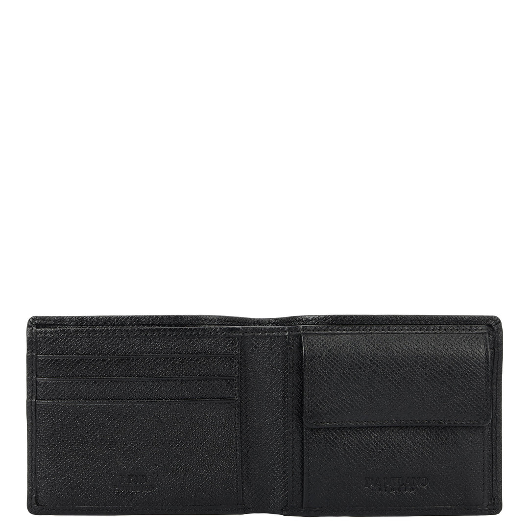 Croco -Textured Leather Men's Gift Set - Black