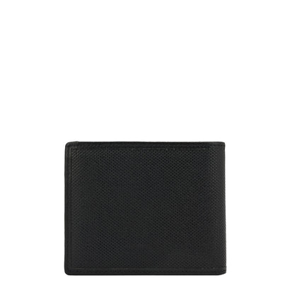 Black Fish Leather Mens Wallet & Belt Gift Set