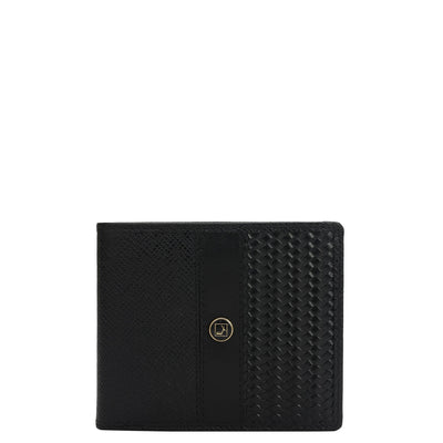Black Brown Franzy Mat Emboss Mens Wallet & Belt Gift Set