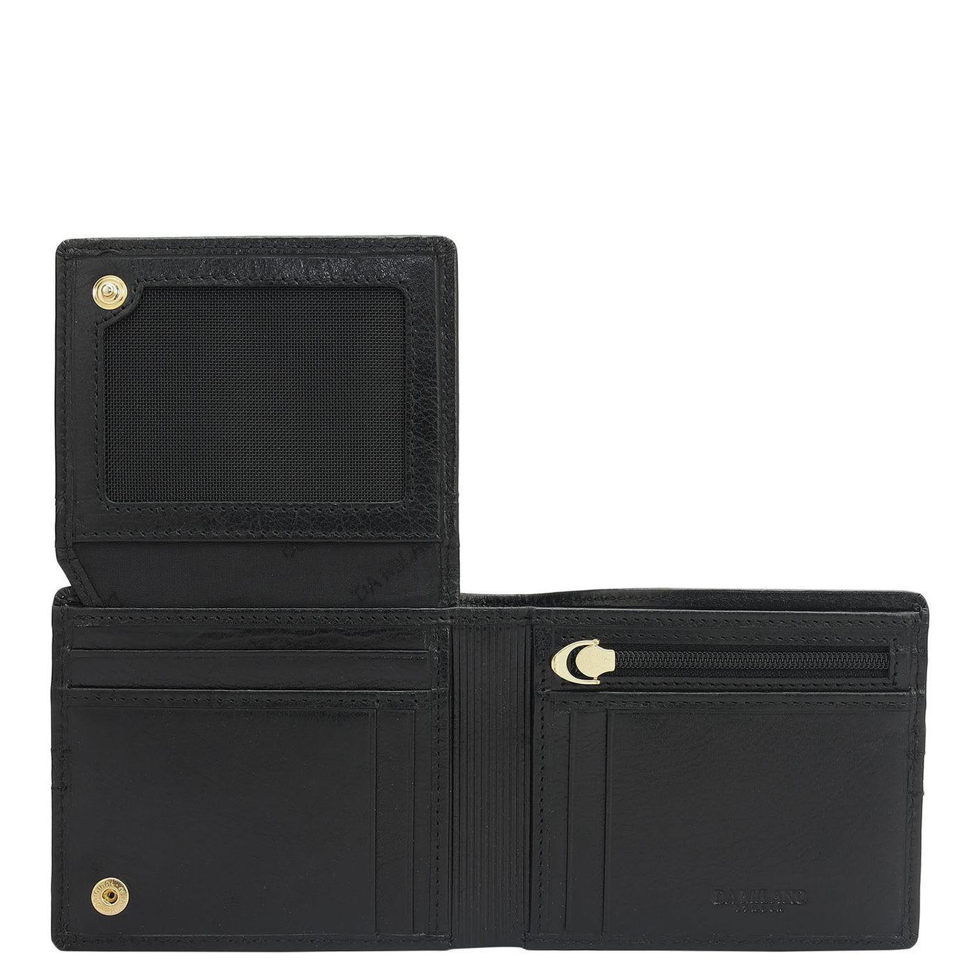 Black Brown Plain Mens Wallet & Belt Gift Set