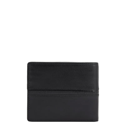 Black Brown Plain Mens Wallet & Belt Gift Set