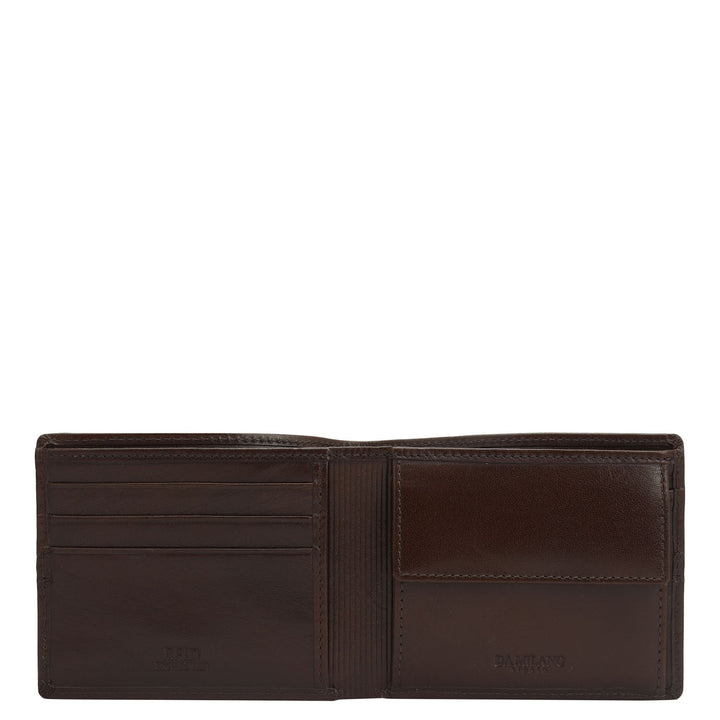 Brown Plain Mens Wallet & Belt Gift Set