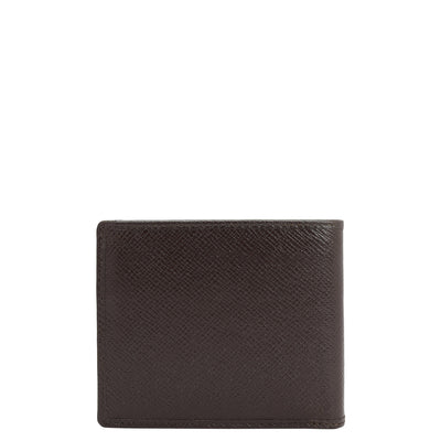 Brown Black Franzy Mat Emboss Mens Wallet & Belt Gift Set