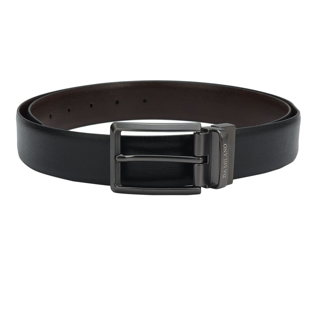 Black & Brown Franzy Leather Mens Wallet & Belt Gift Set