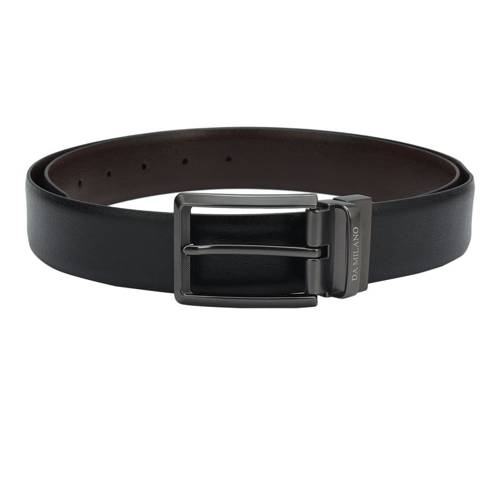 Black & Brown Franzy Leather Mens Wallet & Belt Gift Set