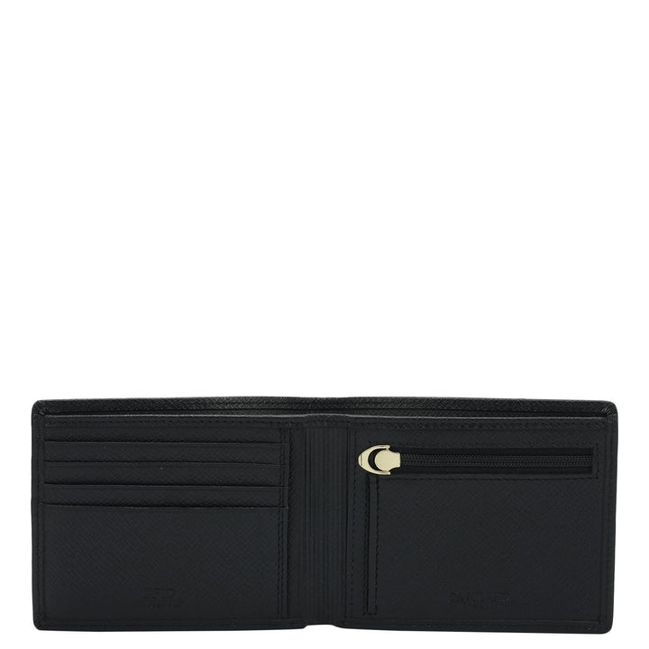 Black & Brown Franzy Leather Mens Wallet & Belt Gift Set