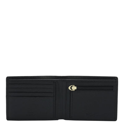 Black & Brown Franzy Leather Mens Wallet & Belt Gift Set