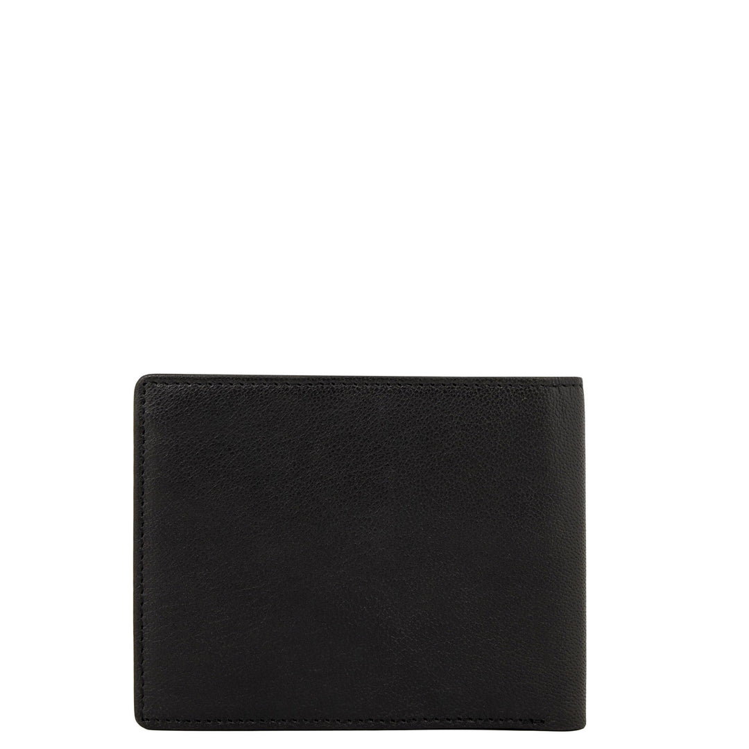 Plain Leather Men's Gift Set - Black & Cognac