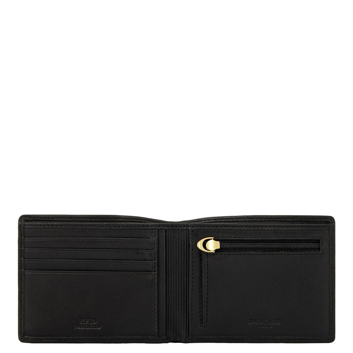 Plain Leather Men's Gift Set - Black & Cognac