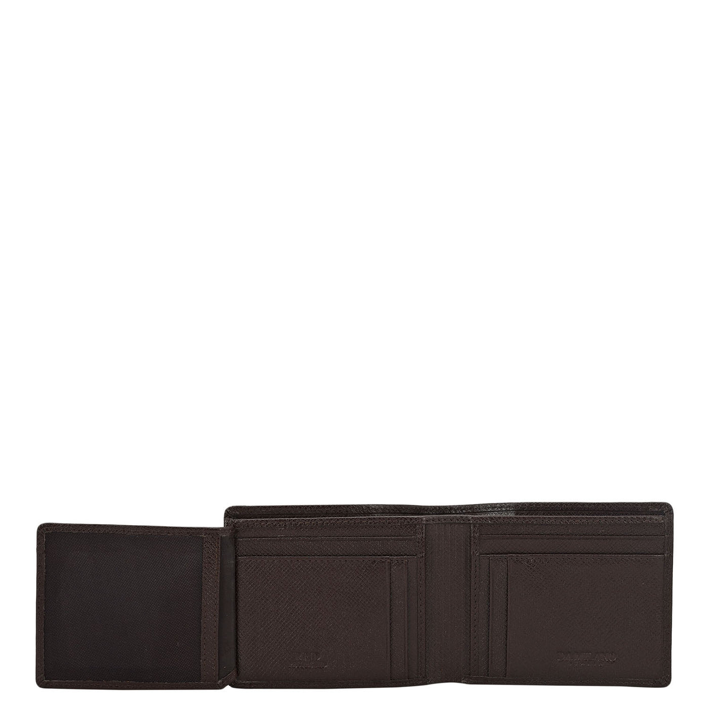 Croco Leather Mens Wallet & Belt Gift Set - Brown