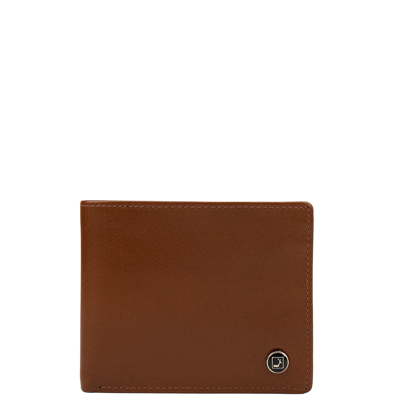 Cognac Plain Leather Mens Wallet & Belt Gift Set