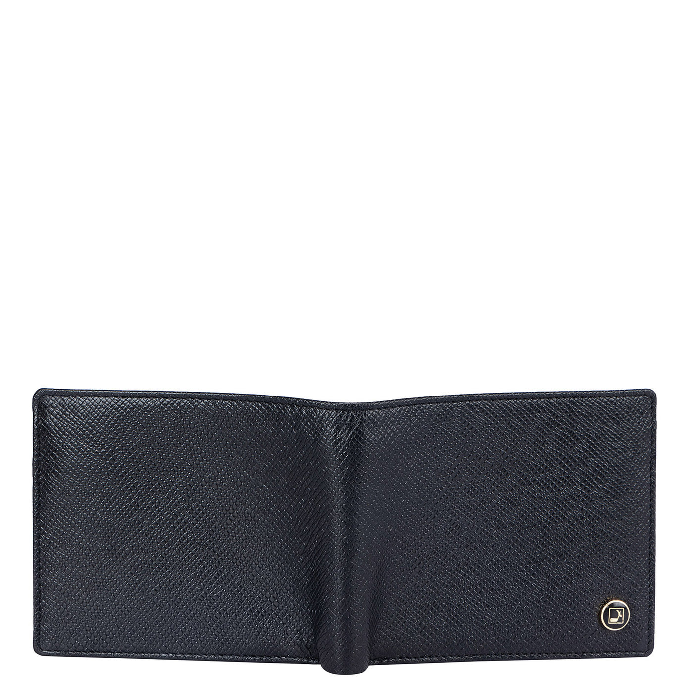 Black Saffiano Franzy Leather Mens Wallet & Belt Gift Set