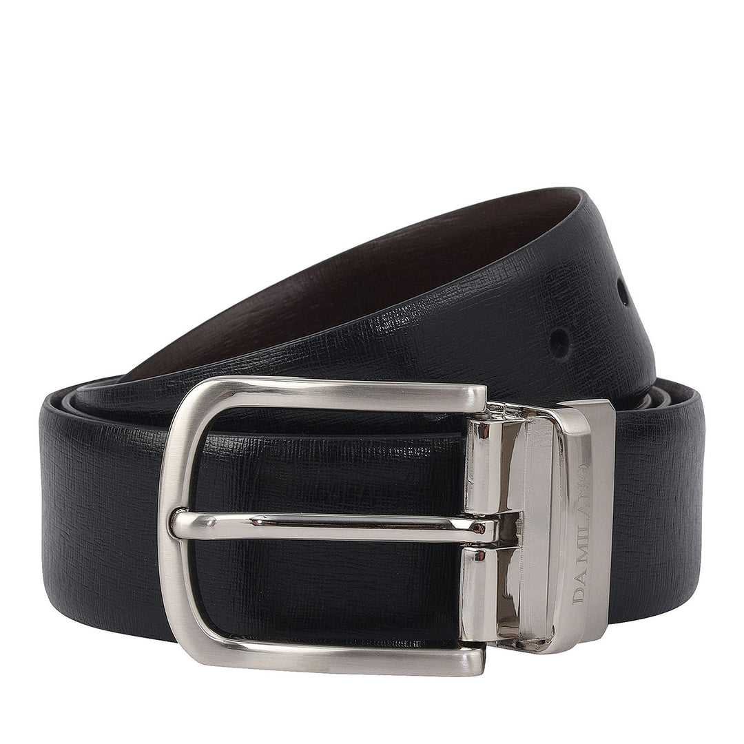 Black & Brown Franzy Leather Mens Wallet & Belt Gift Set