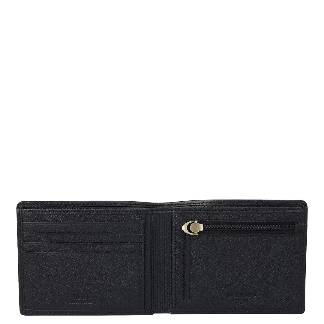 Black & Brown Franzy Leather Mens Wallet & Belt Gift Set