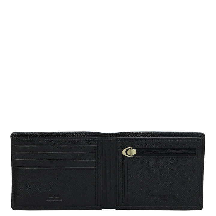 Black & Brown Franzy Leather Mens Wallet & Belt Gift Set