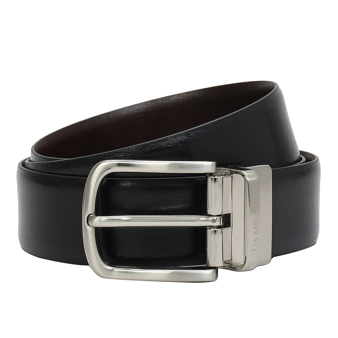 Black & Brown Franzy Leather Mens Wallet & Belt Gift Set