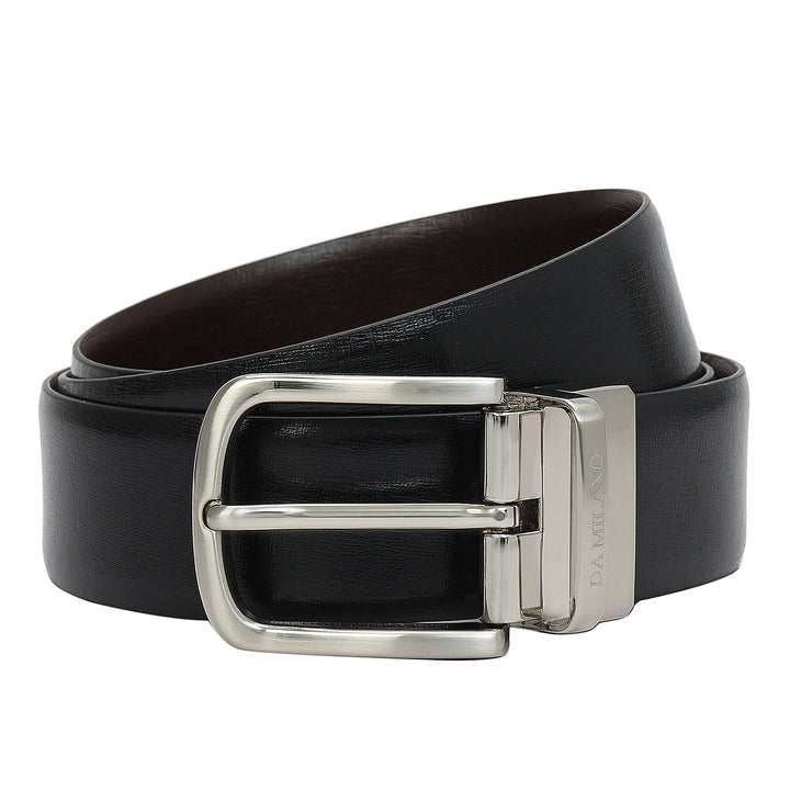 Black & Brown Franzy Leather Mens Wallet & Belt Gift Set