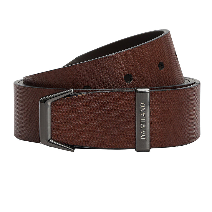 Cognac Fish Leather Mens Wallet & Belt Gift Set