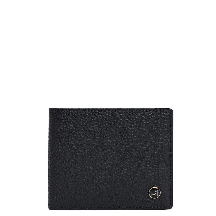 Brown & Black Wax Leather Mens Wallet & Belt Gift Set