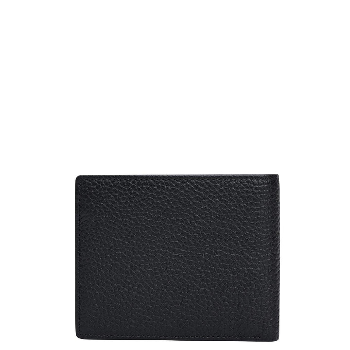 Brown & Black Wax Leather Mens Wallet & Belt Gift Set