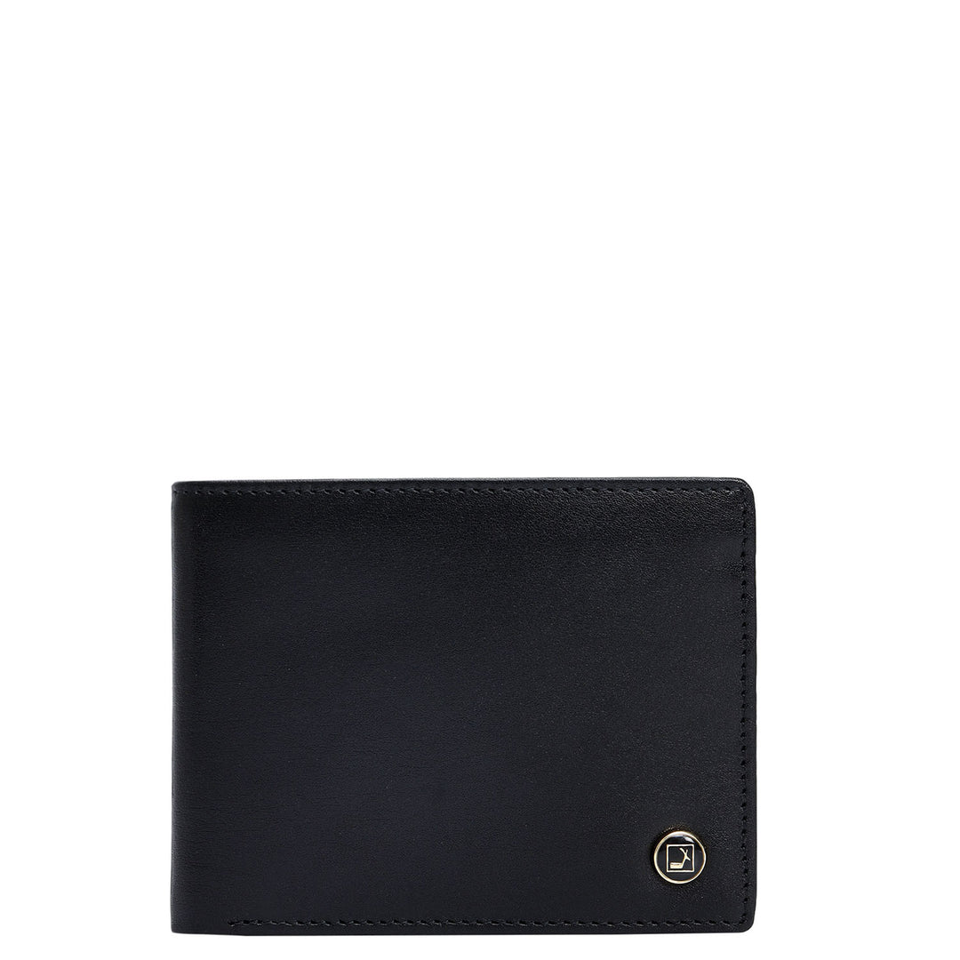 Brown& Black Plain Leather Mens Wallet & Belt Gift Set
