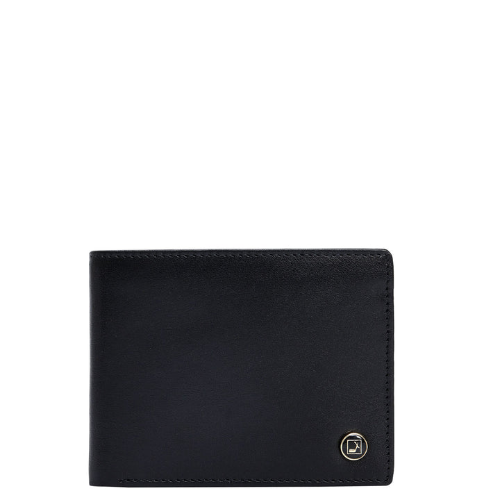 Brown& Black Plain Leather Mens Wallet & Belt Gift Set