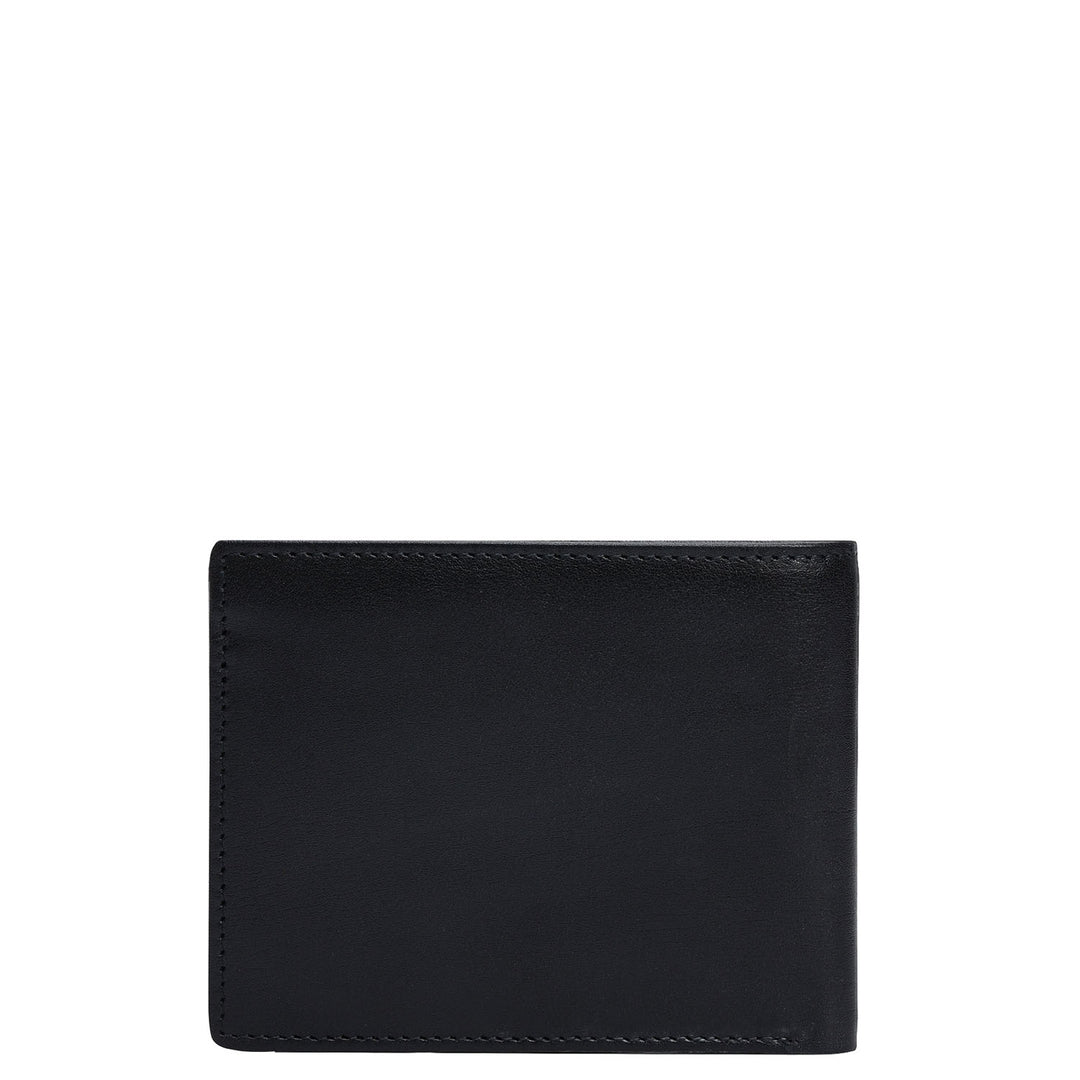 Brown& Black Plain Leather Mens Wallet & Belt Gift Set