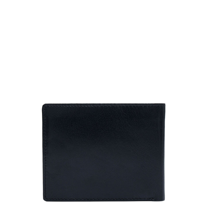 Blue & Brown Pln Leather Mens Wallet & Belt Gift Set