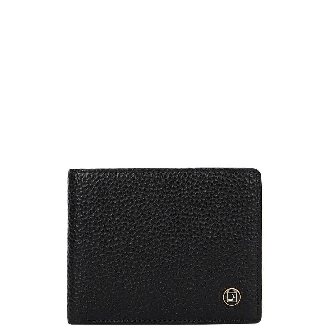 Pebble Leather Men's Gift Set - Black & Cognac