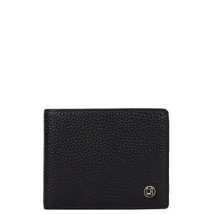 Pebble Leather Men's Gift Set - Black & Cognac