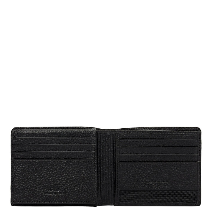 Pebble Leather Men's Gift Set - Black & Cognac