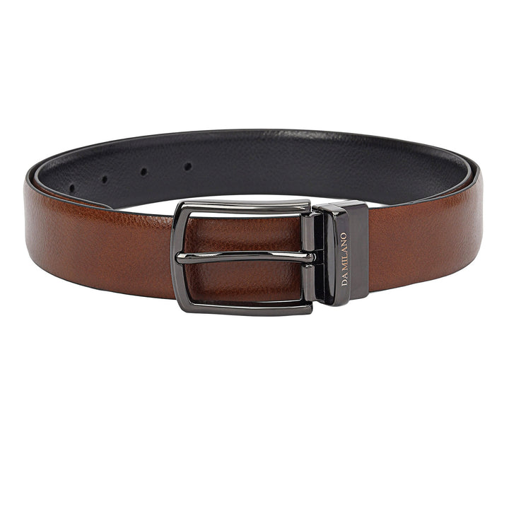 Pebble Leather Men's Gift Set - Black & Cognac